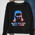Make Mullets Great Again Funny 2020 Election American Flag Meaningful Gift Sweatshirt Gifts for Old Women