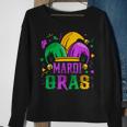 Mardi GrasMardi Gras 2022 Beads Mask Feathers  V2 Men Women Sweatshirt Graphic Print Unisex Gifts for Old Women