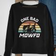 Mens One Bad Mowfo Funny Lawn Care Mowing Gardener Fathers Day Sweatshirt Gifts for Old Women