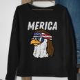 Merica Bald Eagle Mullet Sunglasses Fourth July 4Th Patriot Cool Gift V2 Sweatshirt Gifts for Old Women