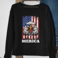 Merica Eagle Mullet 4Th Of July American Flag Stars Stripes Gift Sweatshirt Gifts for Old Women