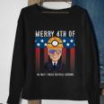 Merry 4Th Of July Biden Bike Bicycle Falls Off Anti Biden V6 Sweatshirt Gifts for Old Women