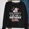 Mommy Of The Birthday Girl Cows Farm Cow Mom Sweatshirt Gifts for Old Women