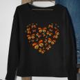 Monarch Butterfly Heart Sweatshirt Gifts for Old Women