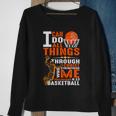 Motivational Basketball Christianity Quote Christian Basketball Bible Verse Sweatshirt Gifts for Old Women