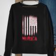 Murica American Flag Patriotic Sweatshirt Gifts for Old Women