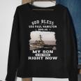 My Son Is On Uss Paul Hamilton Ddg Sweatshirt Gifts for Old Women