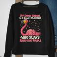 My Spirit Animal Is A Grumpy Flamingo Sweatshirt Gifts for Old Women