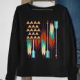 Native American Flag Feathers And Arrows Sweatshirt Gifts for Old Women