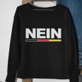 Nein German Funny Oktoberfest Sweatshirt Gifts for Old Women