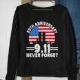 Never Forget 9 11 20Th Anniversary Retro Patriot Day Sweatshirt Gifts for Old Women
