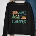 One Happy Camper First Birthday Gift Camping Matching Gift Sweatshirt Gifts for Old Women