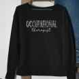Ot Therapist Leopard Print For Occupational Therapy Sweatshirt Gifts for Old Women