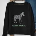 Party Animal Zebra Birthday Zebra Animal Birthday Sweatshirt Gifts for Old Women