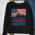 Patriotic 4Th Of July Stars Stripes Reproductive Right V4 Sweatshirt Gifts for Old Women