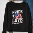 Patriotic American Flag 4Th Of July V2 Sweatshirt Gifts for Old Women
