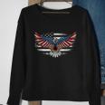 Patriotic Eagle 4Th Of July Usa American Flag Funny Gift Sweatshirt Gifts for Old Women