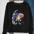 Patriotic Eagle Sunglasses Usa American Flag 4Th Of July Gift Sweatshirt Gifts for Old Women