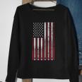 Patriotic Us American Baseball Bats And Stars Stripes Flag Great Gift Sweatshirt Gifts for Old Women