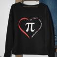 Pi Day Love Is Like Pi Valentines Math Teacher Gift Sweatshirt Gifts for Old Women