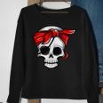 Pirate Dead With Eye Patch Red Bandana Halloween Diy Costume Sweatshirt Gifts for Old Women