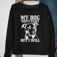 Pitbull Funny Dog Pitbull Mom Pitbull Dad Cute Gift Sweatshirt Gifts for Old Women