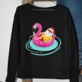 Pool Party Santa Christmas In July Sweatshirt Gifts for Old Women