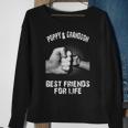Poppy & Grandson - Best Friends Sweatshirt Gifts for Old Women