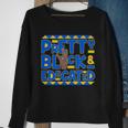 Pretty Black And Educated Sigma Gamma Rho Hand Sign Sweatshirt Gifts for Old Women