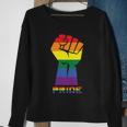 Pride Lgbt Gay Pride Lesbian Bisexual Ally Quote V2 Sweatshirt Gifts for Old Women