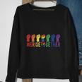Pride Month We Rise Together Lgbt Pride Sweatshirt Gifts for Old Women