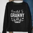 Promoted To Granny Est 2022 Soon To Be Granny Funny Gift Graphic Design Printed Casual Daily Basic Sweatshirt Gifts for Old Women
