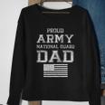 Proud Army National Guard Dad Funny Gift US Military Gift Sweatshirt Gifts for Old Women