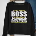 Proud Boss Of Freaking Awesome Employees V2 Sweatshirt Gifts for Old Women