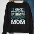 Proud Navy Mom V3 Sweatshirt Gifts for Old Women