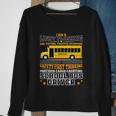 Railroad Crossing School Bus Driver Design For A Bus Driver Sweatshirt Gifts for Old Women