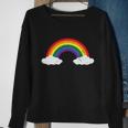 Rainbow Lgbt Gay Pride Lesbian Bisexual Ally Quote V2 Sweatshirt Gifts for Old Women