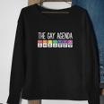 Rainbow The Gay Weekly Agenda Funny Lgbt Pride Sweatshirt Gifts for Old Women