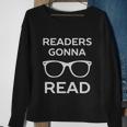 Reading Pun Humor Sweatshirt Gifts for Old Women