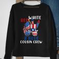 Red White And Blue Cousin Crew 2022 Meaningful Gift Cousin Crew 4Th Of July Cu Sweatshirt Gifts for Old Women
