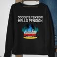 Retired Goodbye Tension Hello Pension Vacation Tshirt Sweatshirt Gifts for Old Women