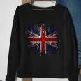 Ripped Uk Great Britain Union Jack Torn Flag Sweatshirt Gifts for Old Women