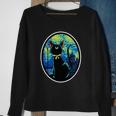 Sailor Moon Cat Starry Night Van Gogh Sweatshirt Gifts for Old Women