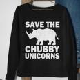 Save The Chubby Unicorns Sweatshirt Gifts for Old Women