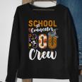 School Counselor Boo Crew Ghost Funny Halloween Matching Sweatshirt Gifts for Old Women