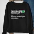 Shenanigator Definition St Patricks Day Graphic Design Printed Casual Daily Basic V2 Sweatshirt Gifts for Old Women