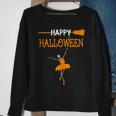 Skeleton Dancing Ballet To Happy Halloween Cute Sweatshirt Gifts for Old Women