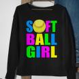 Softball Girl Tshirt Sweatshirt Gifts for Old Women