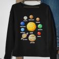 Solar System Planets Sun Mars Sweatshirt Gifts for Old Women