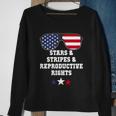 Stars Stripes Reproductive Rights Stars Stripes Sunglasses Gift Sweatshirt Gifts for Old Women